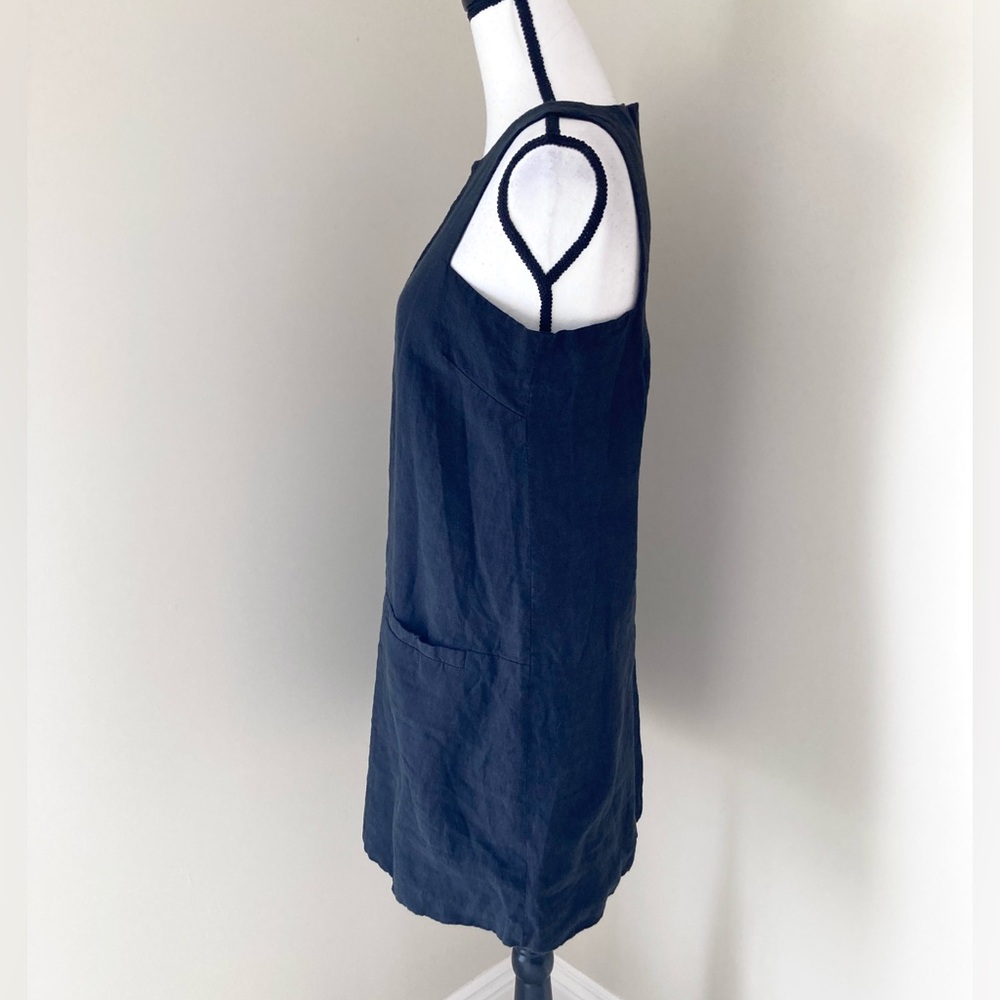 Emerson Fry A LINE MOD DRESS - BLACK LINEN Size S - Picture 8 of 11